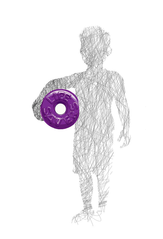 Lifesaver Boy - Purple  - Signed